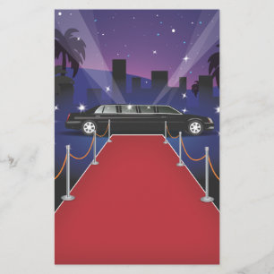 Roter-Teppich-Promi-Limo Briefpapier