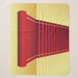 Roter Teppichboden Eleganz: Vintager Hintergrund. Sherpadecke