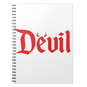 Roter Teufel Notizblock