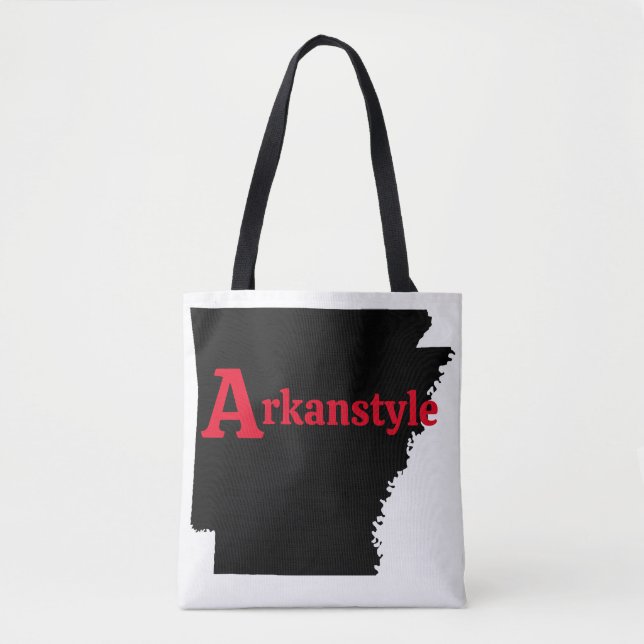 Roter Text Tasche (Vorderseite)