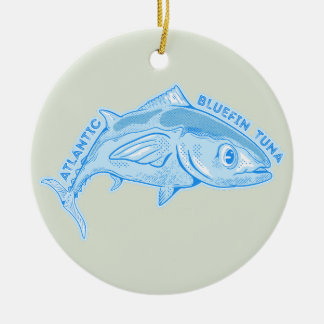 Roter Thun Keramik Ornament