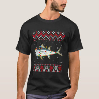 Roter Thunfisch Weihnachtsmannmütze Frauen Kinder  T-Shirt