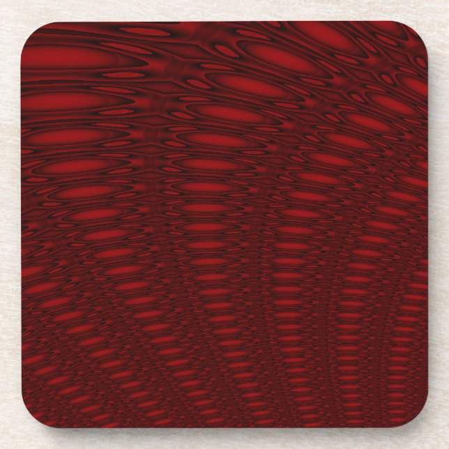 Roter Tintenfisch Tentacles Cork Untersetzer (Vorderseite)