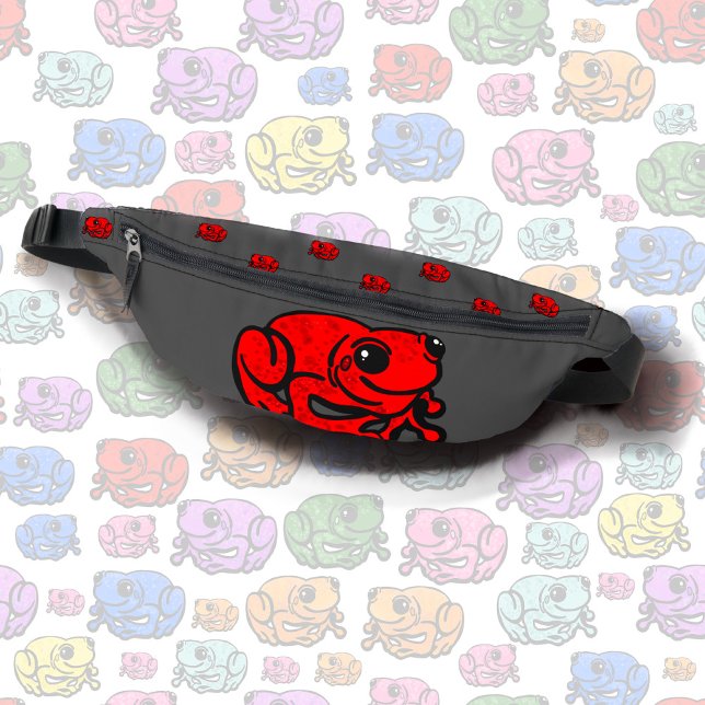 Roter Toto Druckknopfbeutel Bauchtasche (Von Creator hochgeladen)