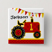Roter Traktor-1. Geburtstag