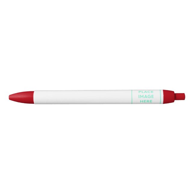 Roter Trimmstift, schwarze Tinte Kugelschreiber (Vorderseite)