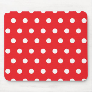 Roter Tupfen Mousepad