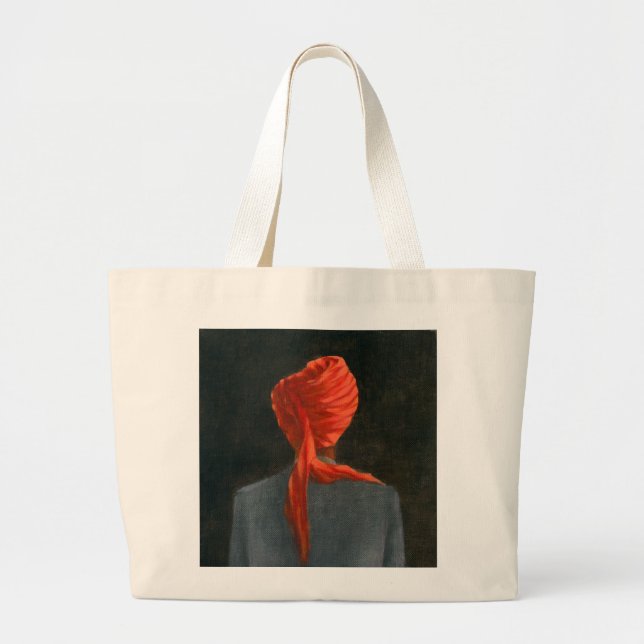 Roter Turban 2004 Jumbo Stoffbeutel (Vorne)
