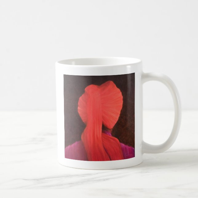 Roter Turban im Schatten Kaffeetasse (Rechts)