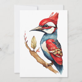 Roter und Blauer Specker Feiertagskarte