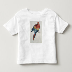 Roter und gelber Macaw Kleinkind T-shirt