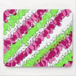 Roter und grüner Spritzer erschüttert Mousepad