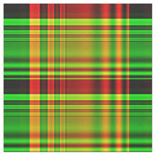 Roter und grüner Tartan kariert Stoff