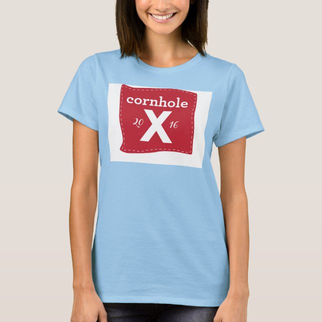 Roter und Mais: Frauenfußball T-Shirt (Vorderseite)