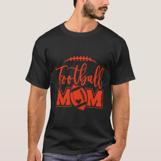 Roter und Schwarzer Fußballschuh T-Shirt