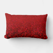 Roter und schwarzer Glitzer Ombre