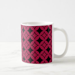 Roter und schwarzer Shippo Kaffeetasse