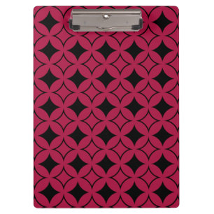 Roter und schwarzer Shippo Klemmbrett