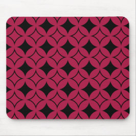 Roter und schwarzer Shippo Mousepad