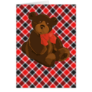 Roter und schwarzer Tartan