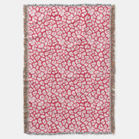 Roter und weißer Leoparddruck