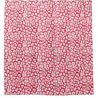 Roter und weißer Leoparddruck