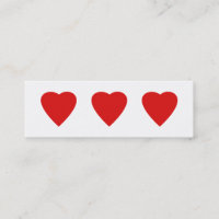 Roter und weißer Liebe-Herz-Entwurf