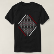 Roter und weißer Platz mit asiatisch Inspirierten 