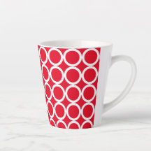 Roter und weißer Polka-Dot