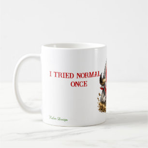 Roter und Weißer Stier Kaffeetasse
