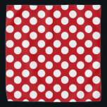 Roter und weißer TupfenBandana Kopftuch<br><div class="desc">Dieser niedliche Bandana ist der perfekte Zusatz für Sie,  Ihr Kind oder Ihren Lieblingshund.</div>