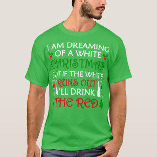 Roter und Weißer Weihnachten T-Shirt