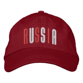 ROTER USA-Hut Bestickte Baseballkappe