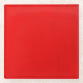 Roter Velvet Square Untersetzer