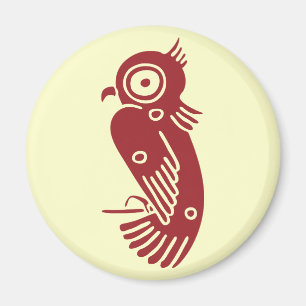 Roter Vogel Magnet
