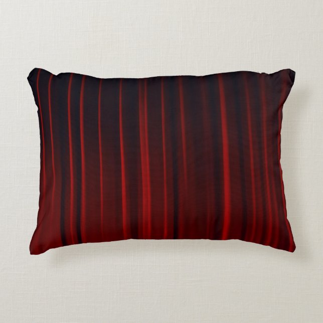 Roter Vorhang Dekokissen (Vorderseite)