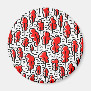 Roter Wald Magnet