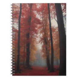 Roter Wald Notizblock