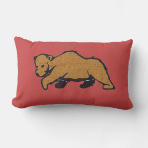 Roter Waldbrauner Bär Lendenkissen