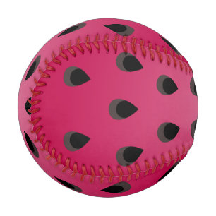 Roter Wassermelone mit Samen Baseball