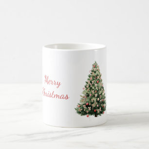 Roter Weihnachtsbaumschmuck Kaffeetasse