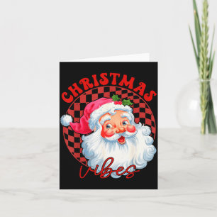 Roter Weihnachtsmann Weihnachtsstimmung Vintage Nk Karte