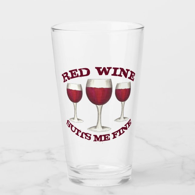 Roter Wein Anzug Locarno Glas (Vorderseite)