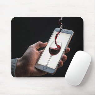 Roter Wein - Einstieg in ein Smartphone Mousepad