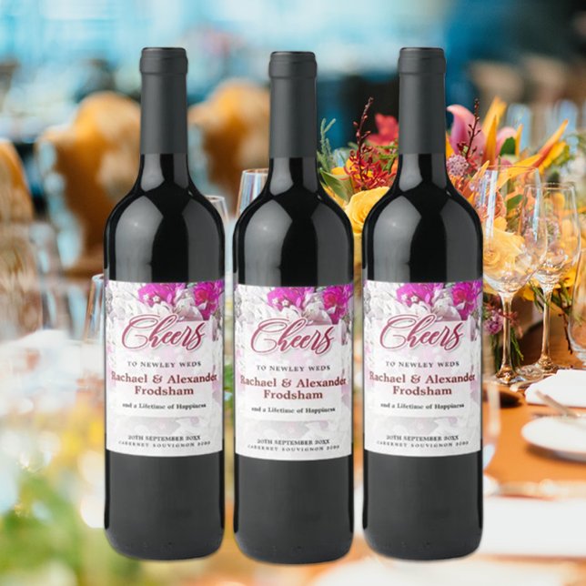 Roter Wein - Etikett für Weißweine und Rosa (Von Creator hochgeladen)