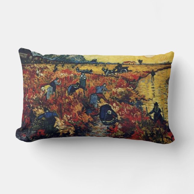 Roter Weinberg, Vincent van Gogh Lendenkissen (Vorderseite)