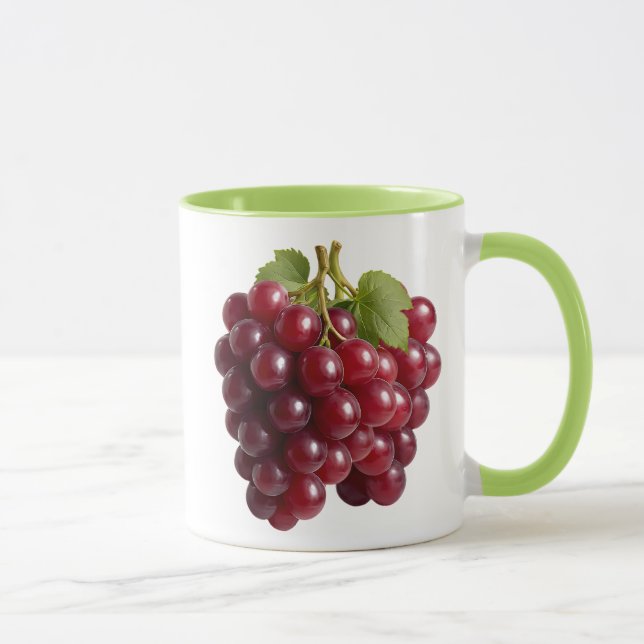 Roter Weintrauben Tasse (Rechts)