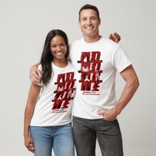 ROTER weißer Hülsen-T - Shirt des James Dore der