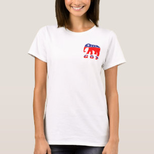 Roter, weißer u. blauer Elefant G O P - T-Shirt
