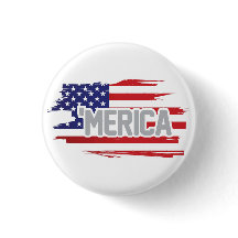 Roter weißer und blauer "Merica Knopf